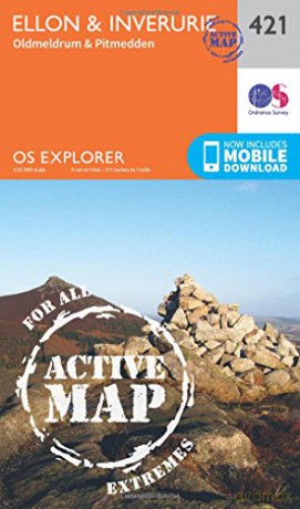 OS Explorer Map Active (421) Ellon and Inverurie (OS Explorer Active Map) - Ordnance Survey [KSIĄŻKA]