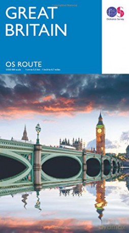 OS Route Map Route Map - Ordnance Survey [KSIĄŻKA]