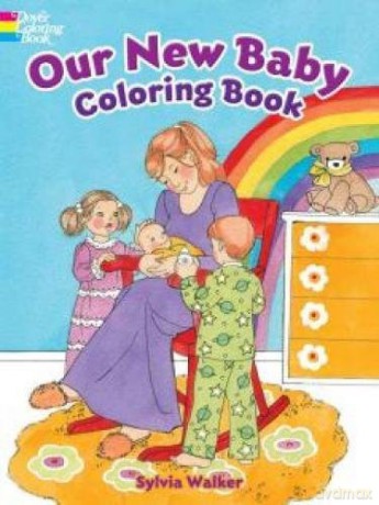 Our New Baby Coloring Book (Dover Coloring Books) - Sylvia Walker [KSIĄŻKA]