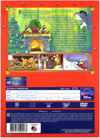 Kubuś Puchatek: Puchatkowego Nowego Roku (Słodka Kolekcja 08) (Kubuś Puchatek) [DVD]