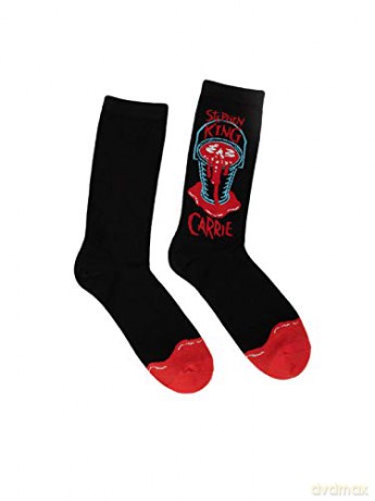 Out of Print Literary and Book-Themed Unisex Cotton Socks for Book Lovers, Readers, and Bibliophiles, Carrie, S [KSIĄŻKA]