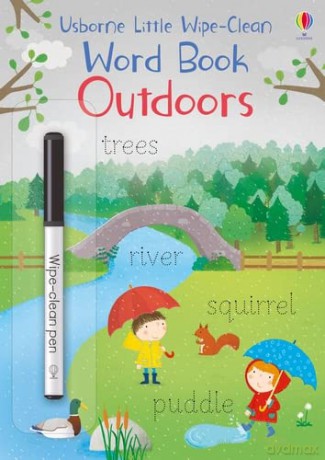 Outdoors (Little Wipe-Clean Word Books): 1 - Felicity Brooks [KSIĄŻKA]