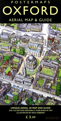 Oxford Aerial Map and Guide - Nick Gibbard [KSIĄŻKA]