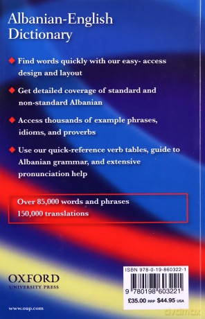 Oxford Albanian-English Dictionary - Leonard Newmark [KSIĄŻKA]