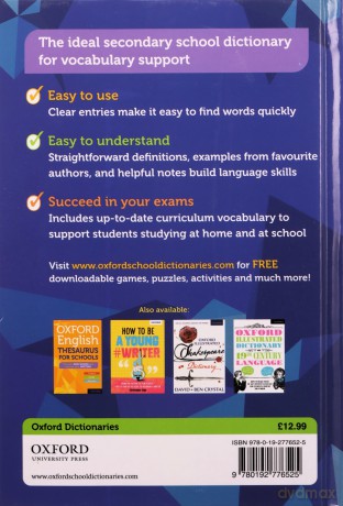 Oxford English Dictionary for Schools - Oxford Dictionaries [KSIĄŻKA]