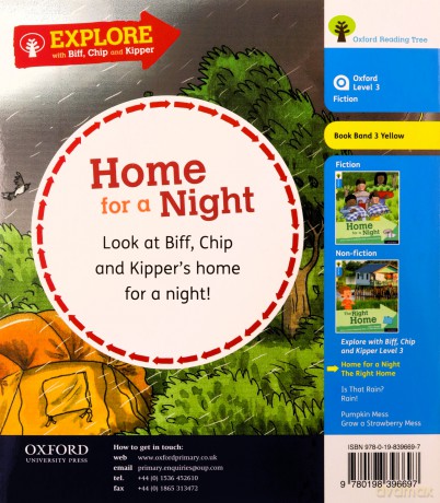 Oxford Reading Tree Explore with Biff, Chip and Kipper: Oxford Level 3: Home for a Night - Roderick Hunt [KSIĄŻKA]