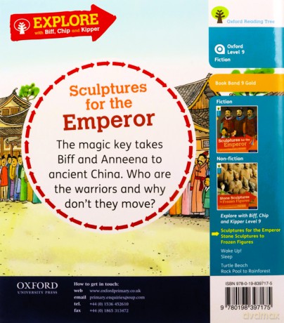 Oxford Reading Tree Explore with Biff, Chip and Kipper: Oxford Level 9: Sculptures for the Emperor - Roderick Hunt [KSIĄŻKA]