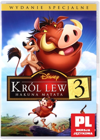 Król Lew 3: Hakuna Matata (Disney) [DVD]