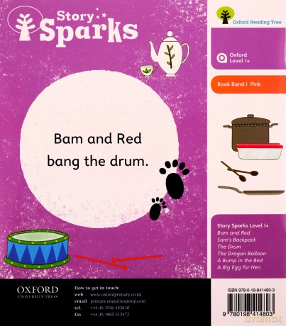 Oxford Reading Tree Story Sparks: Oxford Level 1+: Bam and Red - Michelle Robinson [KSIĄŻKA]