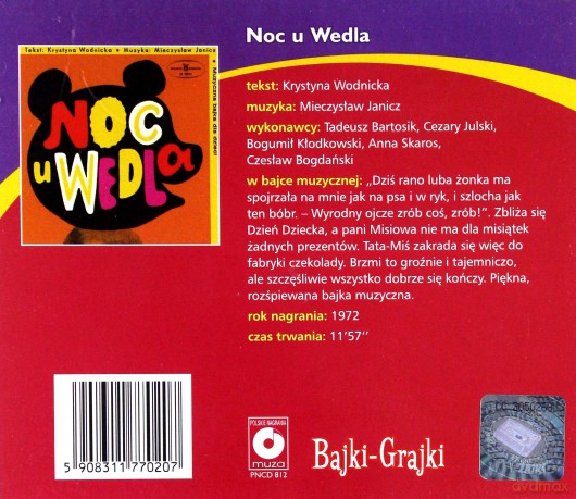 Noc u Wedla [AUDIOBOOK] [CD]