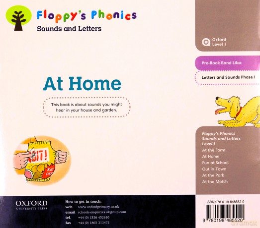 Oxford Reading Tree: Level 1: Floppy's Phonics: Sounds and Letters: At Home - Roderick Hunt [KSIĄŻKA]
