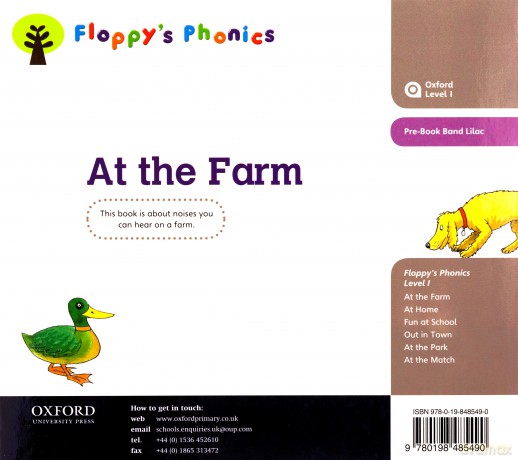 Oxford Reading Tree: Level 1: Floppy's Phonics: Sounds and Letters: At the Farm - Roderick Hunt [KSIĄŻKA]