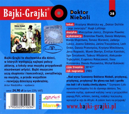 Doktor Nieboli [AUDIOBOOK] [CD]