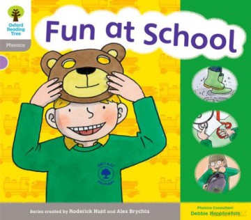 Oxford Reading Tree: Level 1: Floppy's Phonics: Sounds and Letters: Fun At School - Roderick Hunt [KSIĄŻKA]