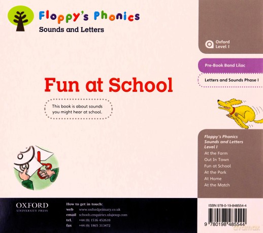 Oxford Reading Tree: Level 1: Floppy's Phonics: Sounds and Letters: Fun At School - Roderick Hunt [KSIĄŻKA]