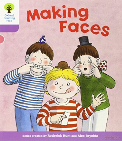 Oxford Reading Tree: Level 1+: More Patterned Stories: Making Faces (Oxford Reading Tree, Biff, Chip and Kipper Stories New Edition 2011) - Roderick Hunt [KSIĄŻKA]