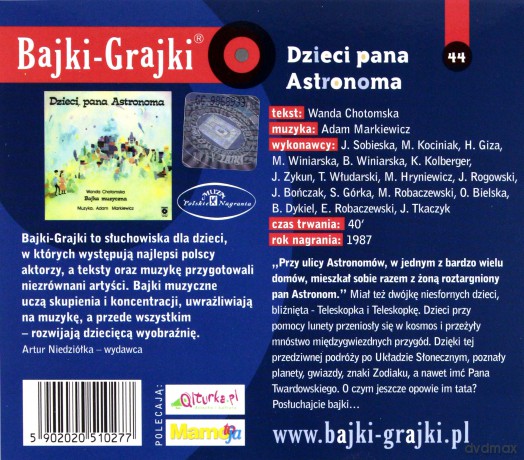 Dzieci pana Astronoma [AUDIOBOOK] [CD]