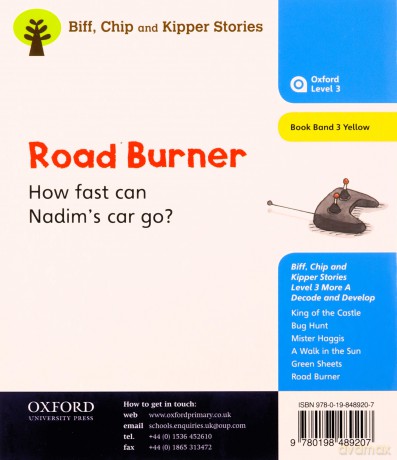 Oxford Reading Tree: Level 3 More a Decode and Develop Road Burner (Oxford Reading Tree: Biff, Chip and Kipper Decode and Develop) - Roderick Hunt [KSIĄŻKA]