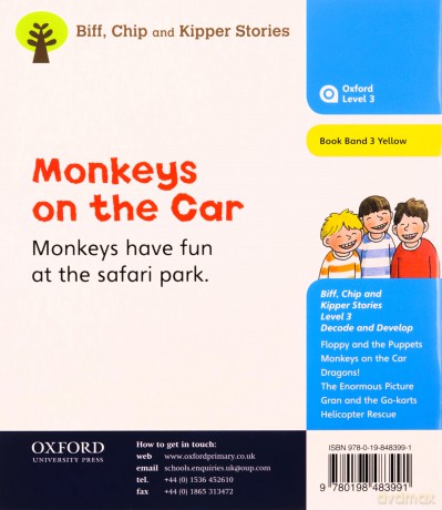 Oxford Reading Tree: Level 3: Decode and Develop: Monkeys on the Car (Oxford Reading Tree: Biff, Chip and Kipper Decode and Develop) - Roderick Hunt [KSIĄŻKA]