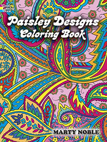 Paisley Designs Coloring Book (Dover Design Coloring Books) - Marty Noble [KSIĄŻKA]