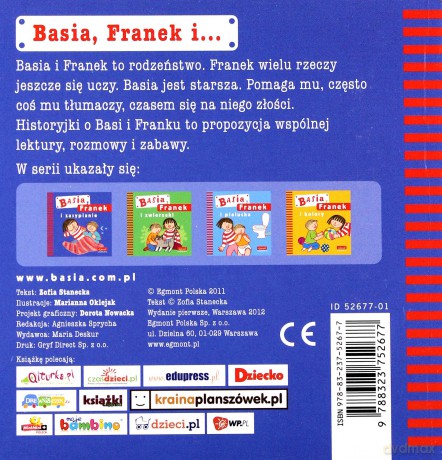 Basia i Franek i zasypanie - Zofia Stanecka [KSIĄŻKA]