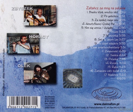 Bez Jacka: Zatańcz Ze Mną Na Polanie [CD]