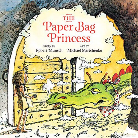 Paper Bag Princess (Board Book Unabridged) - Robert Munsch [KSIĄŻKA]