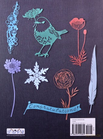 Paper Cutting for Flower and Animal Motifs in Beautiful Natural Shapes: 63 Design Patterns with Pages to Cut Out and Make Them - Maki Matsubara [KSIĄŻKA]