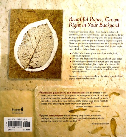 Papermaking with Garden Plants and Common Weeds - Helen Hiebert [KSIĄŻKA]