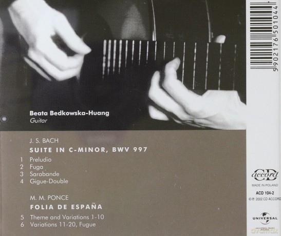 Będkowska: J.S. Bach/ Ponce [CD]