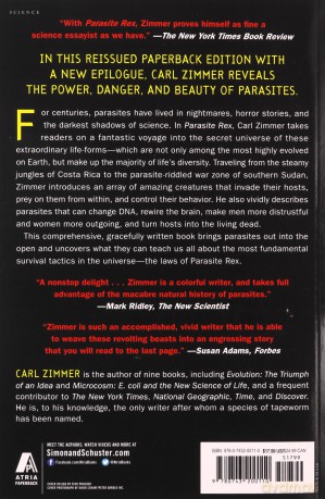 Parasite Rex (with a New Epilogue): Inside the Bizarre World of Nature'sMost Dangerous Creatures - Zimmer [KSIĄŻKA]