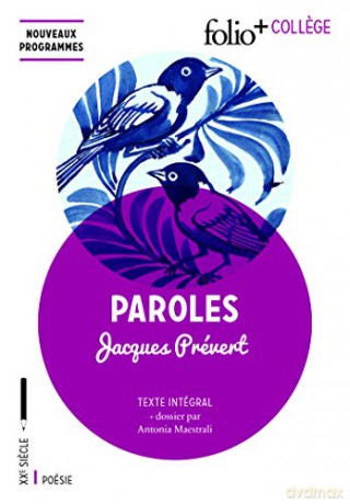 Paroles (Folio+College) - Jacques Prevert [KSIĄŻKA]