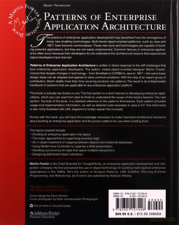 Patterns of Enterprise Application Architecture (Addison-Wesley Signature Series (Fowler)) - Martin Fowler [KSIĄŻKA]