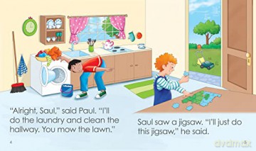 Paul and Saul and the awful creepy-crawly (Red Squirrel Phonics Level 6) - Susan Frame [KSIĄŻKA]