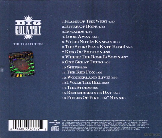 Big Country: The Collection Spectrum [CD]