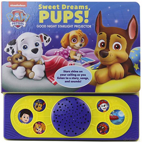 PAW Patrol - Sweet Dreams PUPS! Good Night Starlight Projector - PI Kids (Play-a-Song) - Editors of Phoenix International Publications [KSIĄŻKA]
