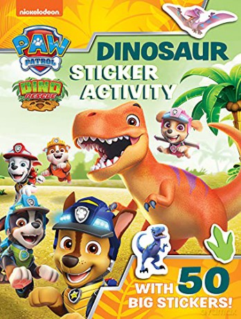 Paw Patrol Dinosaur Sticker Activity: A ROARSOME sticker book from the hit PAW Patrol Dino Rescue series - Paw Patrol [KSIĄŻKA]
