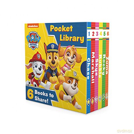 Paw Patrol Pocket Library: The perfect gift for little PAW Patrol fans - Paw Patrol [KSIĄŻKA]