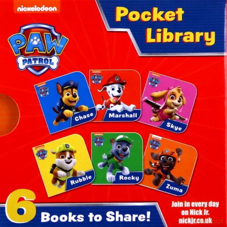 Paw Patrol Pocket Library: The perfect gift for little PAW Patrol fans - Paw Patrol [KSIĄŻKA]