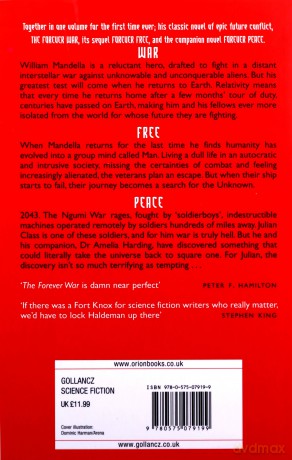 Peace And War: The Omnibus Edition/Forever Peace, Forever Free, Forever War (GOLLANCZ S.F.) - Joe Haldeman [KSIĄŻKA]