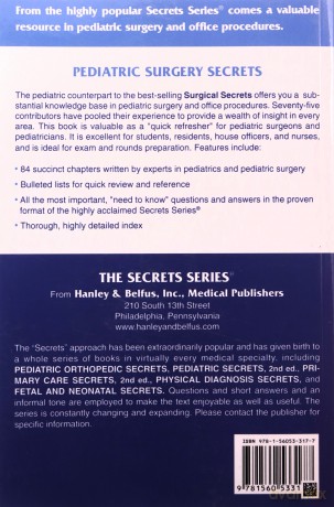 Pediatric Surgery Secrets - Philip L. Glick MD FAAP FACS [KSIĄŻKA]