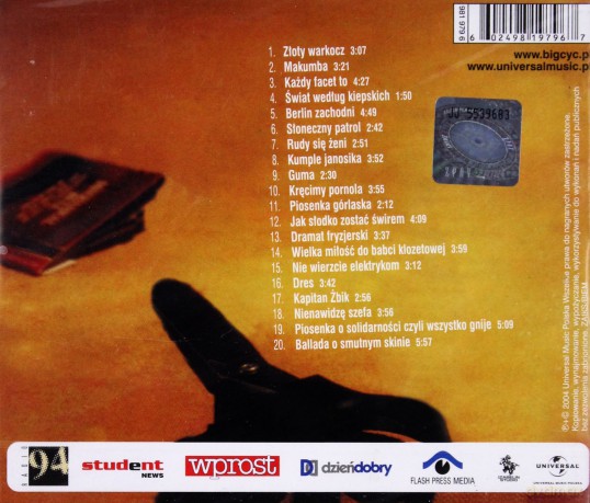 Big Cyc: Bombowe Hity Czyli Best Of 1988-2004 [CD]