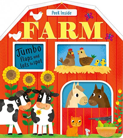 Peek Inside: Farm: 1 - Becky Davies [KSIĄŻKA]