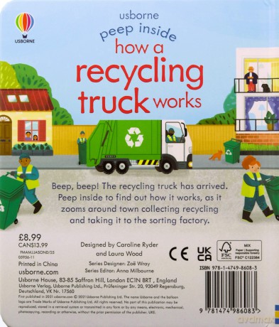 Peep Inside How a Recycling Truck Works - Lara Bryan [KSIĄŻKA]
