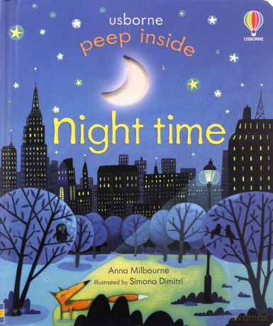 Peep Inside Night-Time: 1 - Anna Milbourne [KSIĄŻKA]