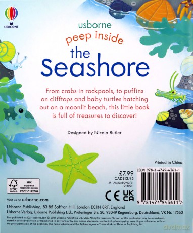 Peep Inside the Seashore - Milbourne Anna [KSIĄŻKA]