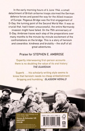 Pegasus Bridge: D-day: The Daring British Airborne Raid - Stephen E. Ambrose [KSIĄŻKA]