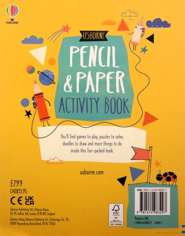 Pencil and Paper Activity Book: 1 [KSIĄŻKA]