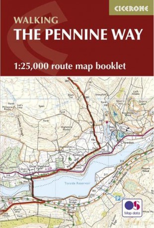 Pennine Way Map Booklet: 1:25,000 OS Route Mapping (British Long Distance) - Paddy Dillon [KSIĄŻKA]