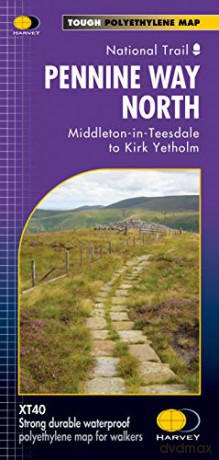 Pennine Way North XT40 (Trail Maps) - Harvey Map Services Ltd [KSIĄŻKA]